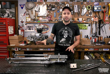Using The Premium Springer Fork Compressor Tool For Harley-Davidson Style Springers