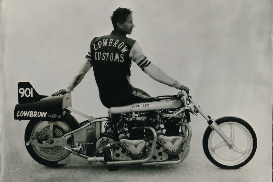 Tyler's Dual-Engine 1950 Triumph Land Speed Race Motorcycle