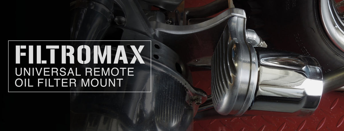 FiltroMax Finned Remote Oil Filter Mounts – Lowbrow Customs