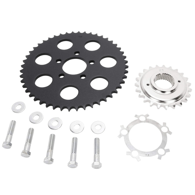 Belt to Chain Conversion Kit Harley 1200 Sportster 1995-2003 - Black Sprocket