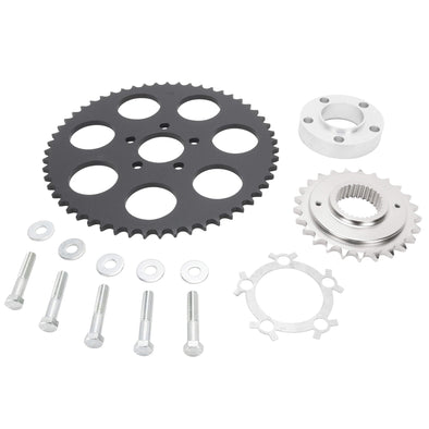 Belt to Chain Conversion Kit Harley Davidson Dyna Twin Cam 2006-2017 - Black Sprocket