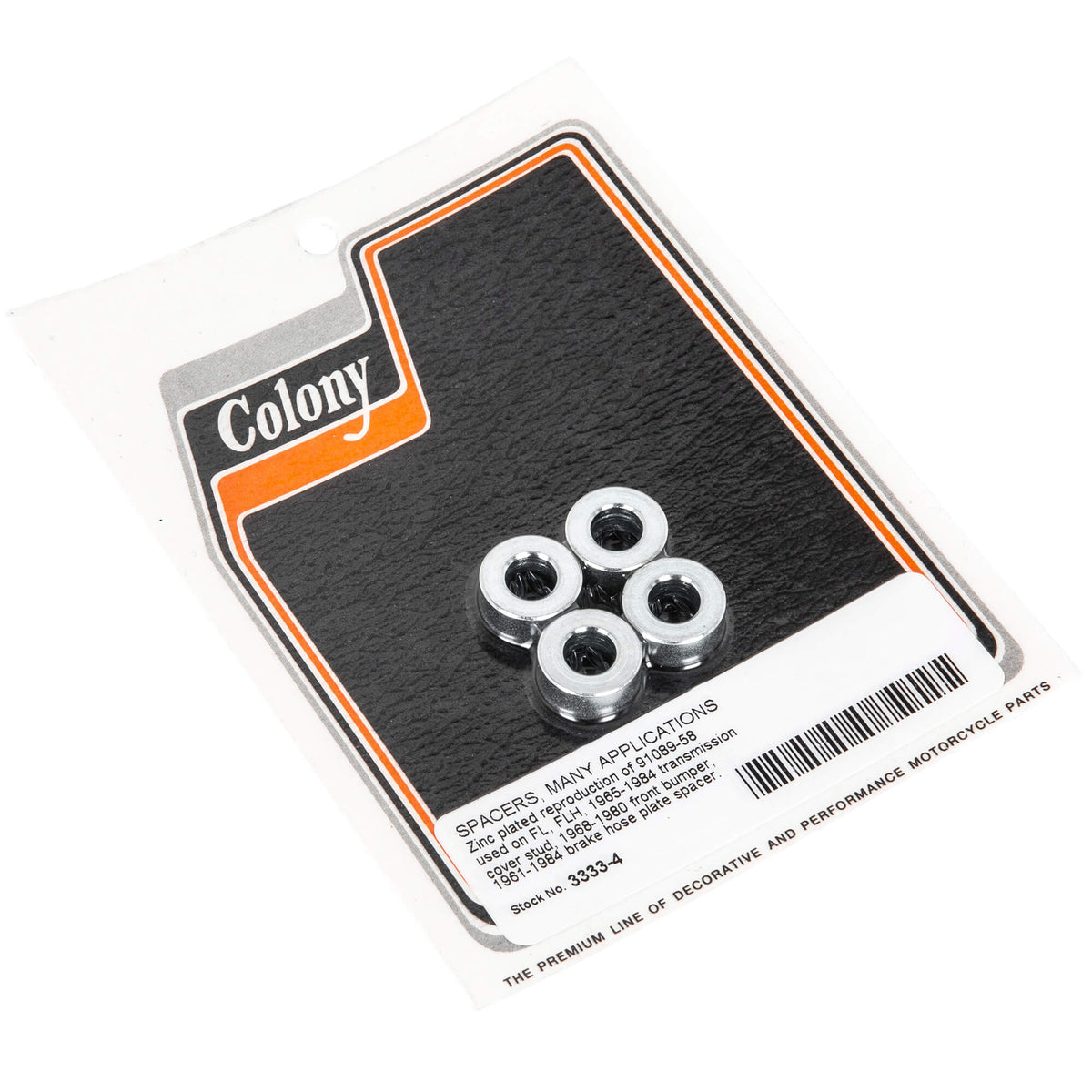 Colony Machine #3333-4 Spacers Harley-Davidson OEM# 91089-58 - 4