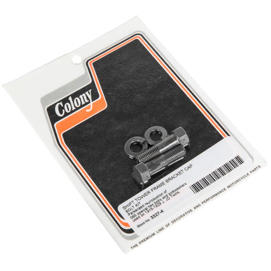 #3327-4 Shift Tower Frame Bracket Cap Bolt Kit 1915-1929 Harley-Davidson J/JD - Parkerized