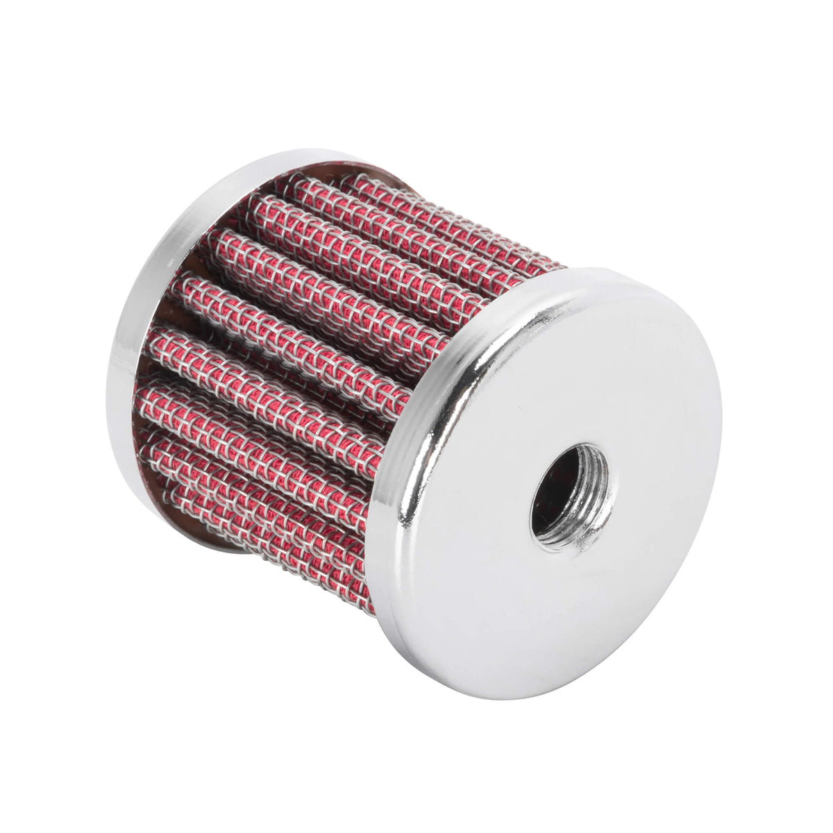 Cycle Standard Crankcase Breather Filter - Chrome - 1/8