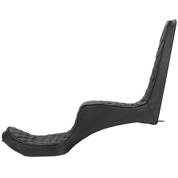 Traditional King and Queen Seat - Black Diamond - 2004-2021 Harley-Davidson Sportsters
