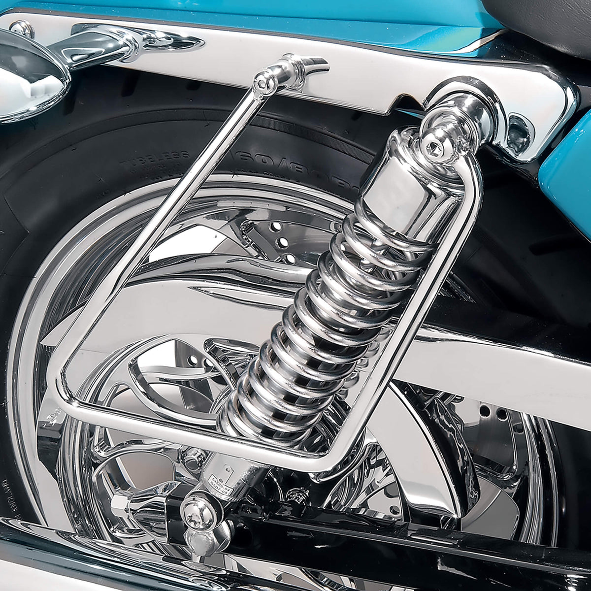 Drag Specialties Chrome Saddlebag Support Brackets 2004-2022