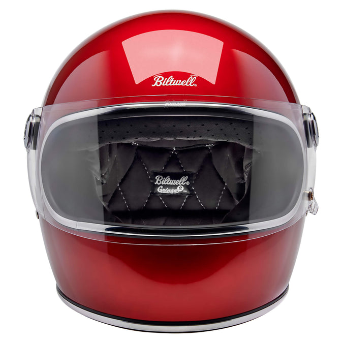 Gringo S DOT/ECE R22.06 Approved Full Face Helmet - Metallic Cherry Red
