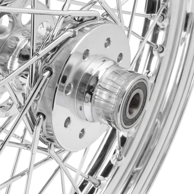 18 x 2.5 40 Spoke Drop Center Chrome Rear Wheel 1957-1978 Harley-Davidson XL 1954-1956 K Model
