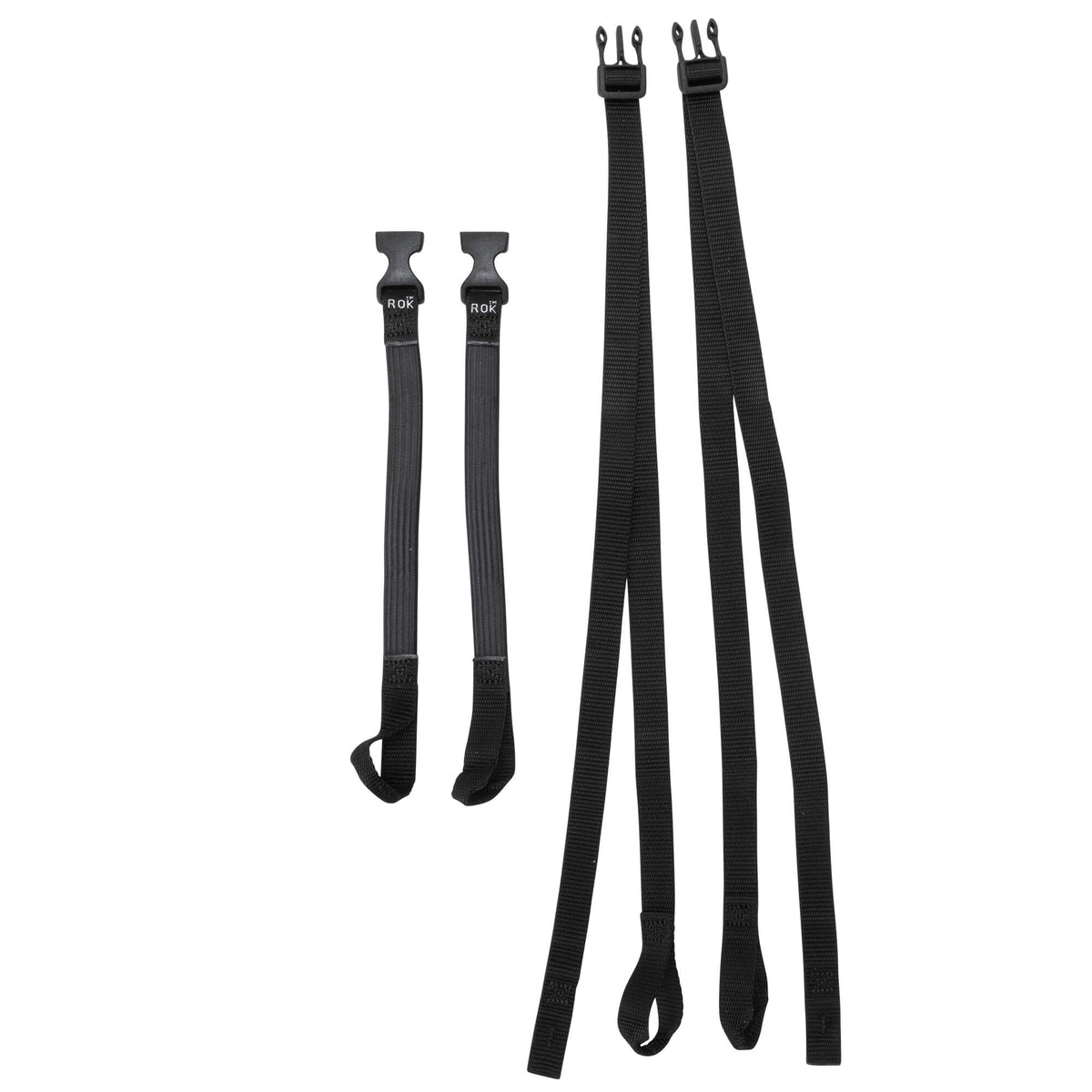 Rok Straps Adjustable Pack Straps Twin Pack 12" To 42" In Hi-Vis