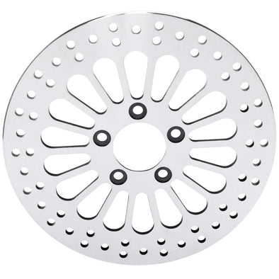 18 Spoke Stainless Steel Brake Rotor - 11.5 inches - Replaces Harley-Davidson OEM# 41789-92/41797-00