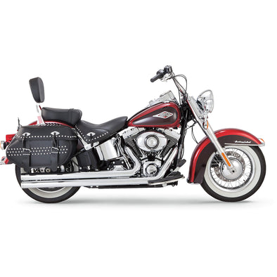 Big Shots Long Exhaust - Chrome - 2000-2009 Harley-Davidson FXS/FXST/FLS/FLST
