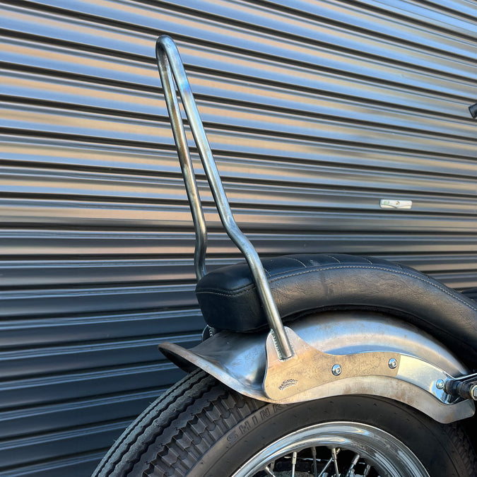 BNM Two-Up Bolt On Sissy Bar For Rogue Fender - 1958-1984 Harley-Davidson Panhead/Shovelhead