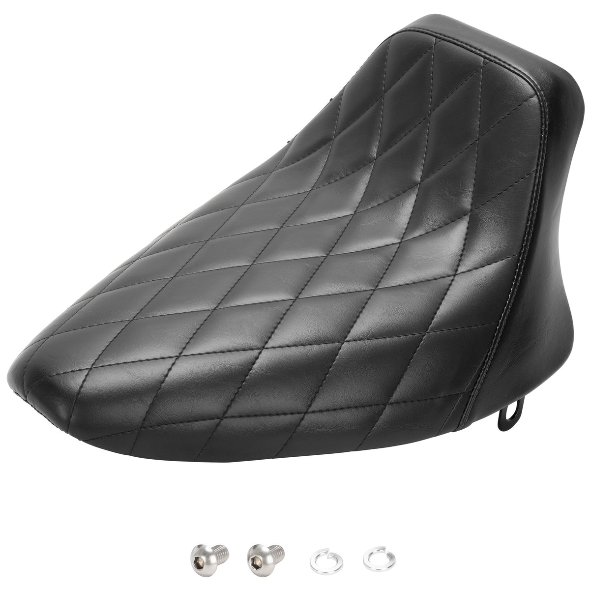 LePera Bare Bones Solo Seat - Diamond - fits 1984-1999 Harley