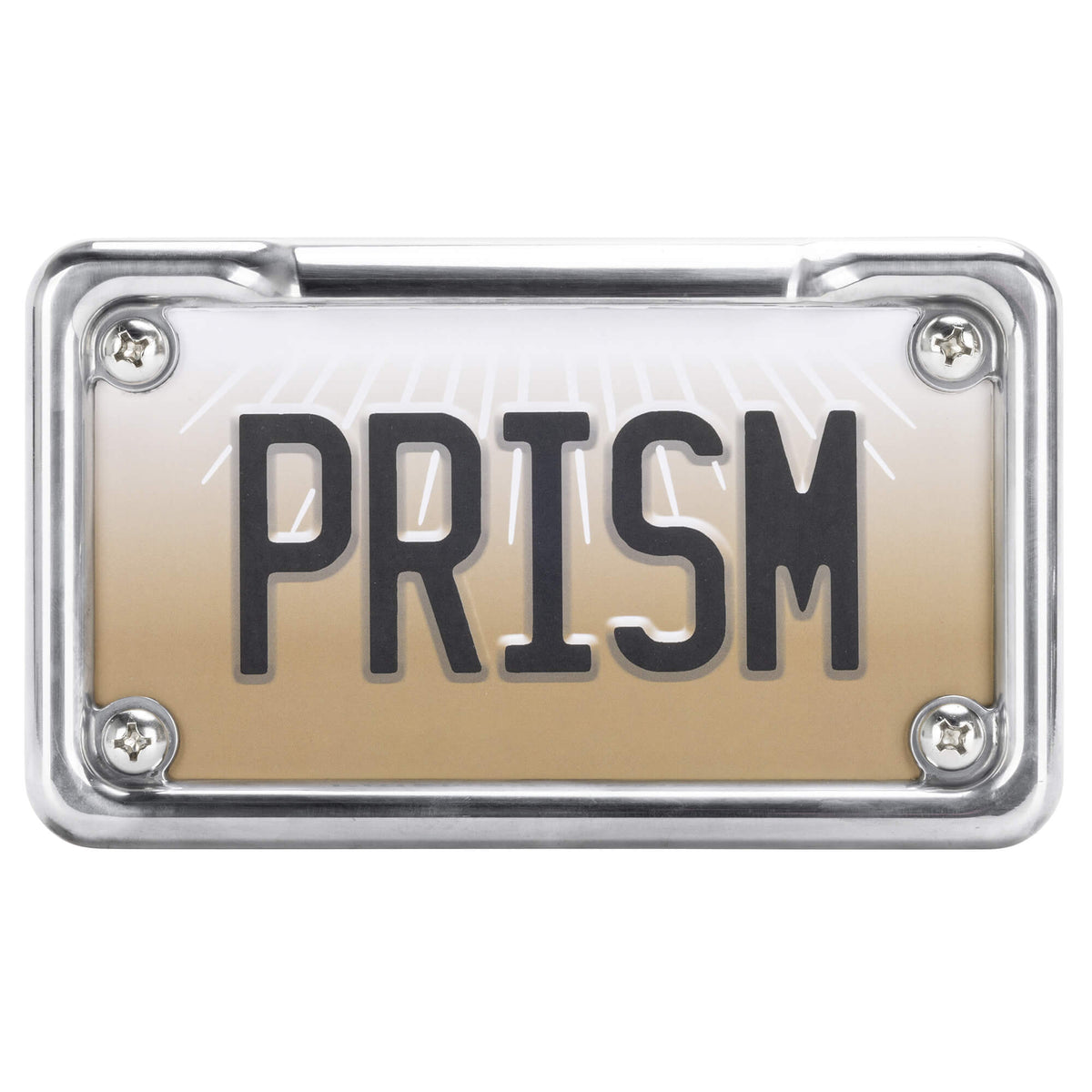Prism Supply Co. Cast Aluminum LED License Plate Frame - Polished