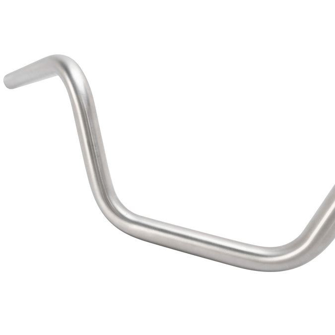 Narrow Bottom Ape Hanger Handlebars - 7 inch Rise - 1 inch  - Stainless Steel