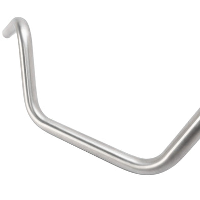 Wide Bottom Springer Ape Hanger Handlebars - 7 inch Rise - 1 inch  - Stainless Steel