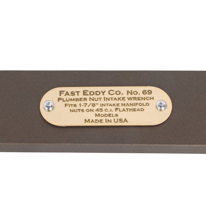 No. 69 Plumber Nut Intake Wrench 1-7/8" for all Harley-Davidson 45 c.i. Flat Heads Small Style Intakes