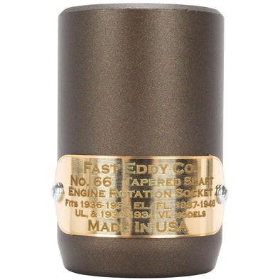 No. 66 Engine Rotation Socket for 1954-Earlier Harley-Davidson with Tapered Shaft