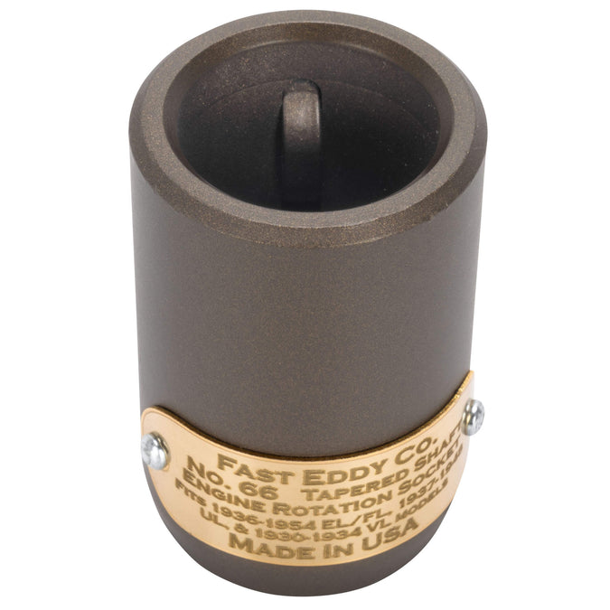 No. 66 Engine Rotation Socket for 1954-Earlier Harley-Davidson with Tapered Shaft