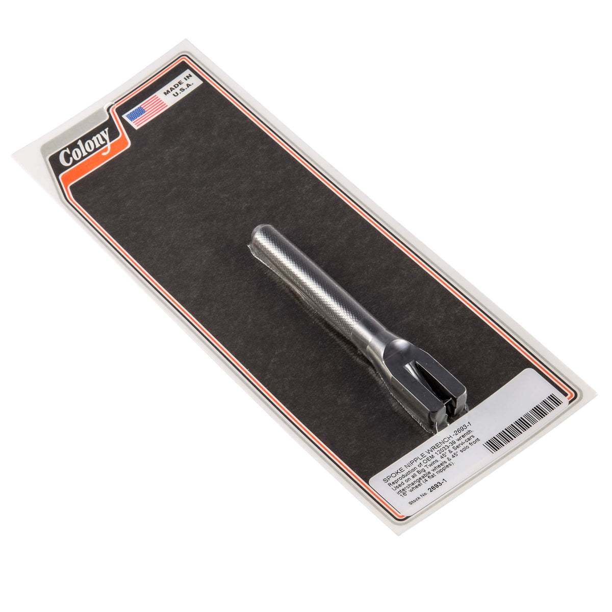 Colony Machine #2693-1 Spoke Nipple Wrench Harley-Davidson Big