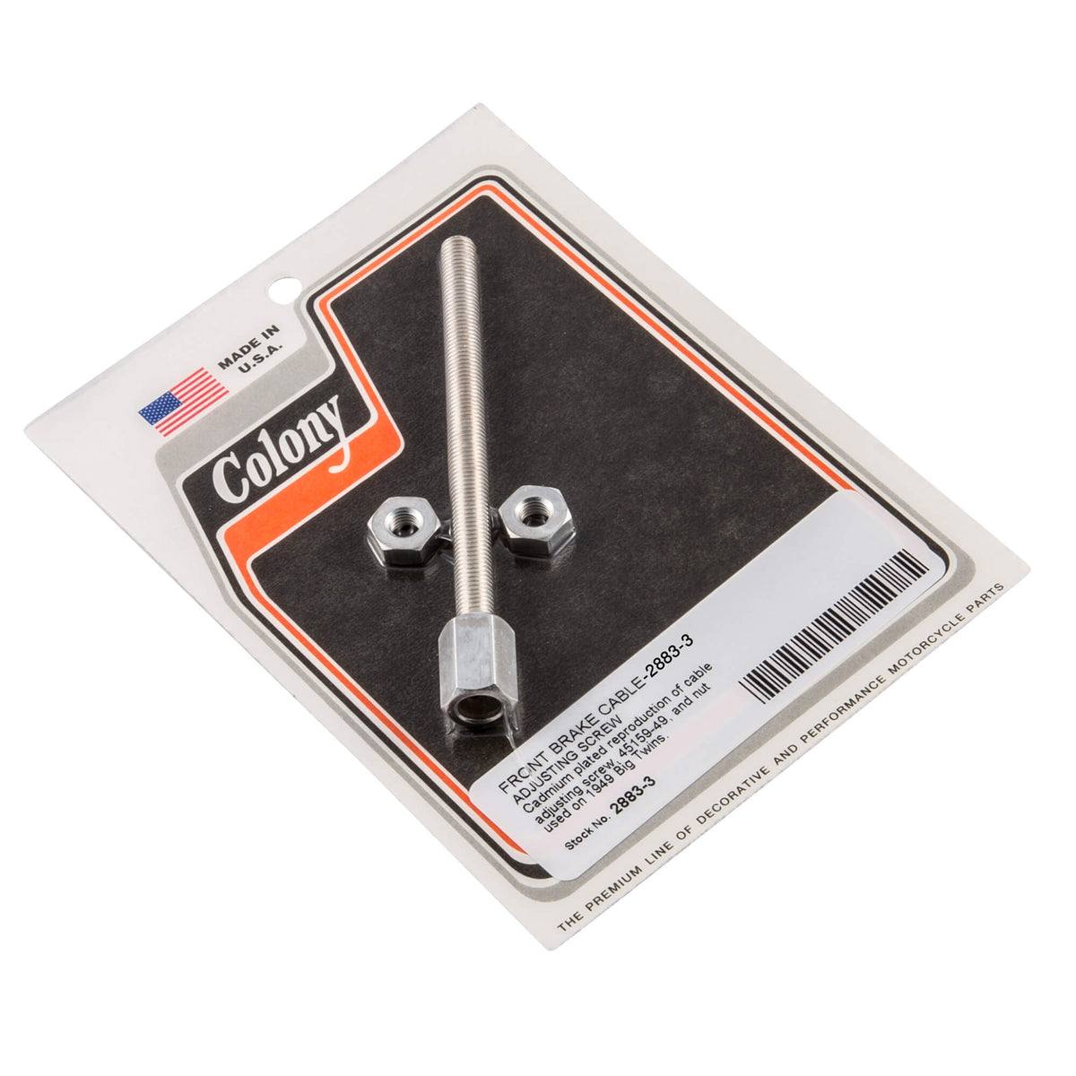 ty1949様 Colony Machine #2883-3 Front Brake Cable Adjusting Screw