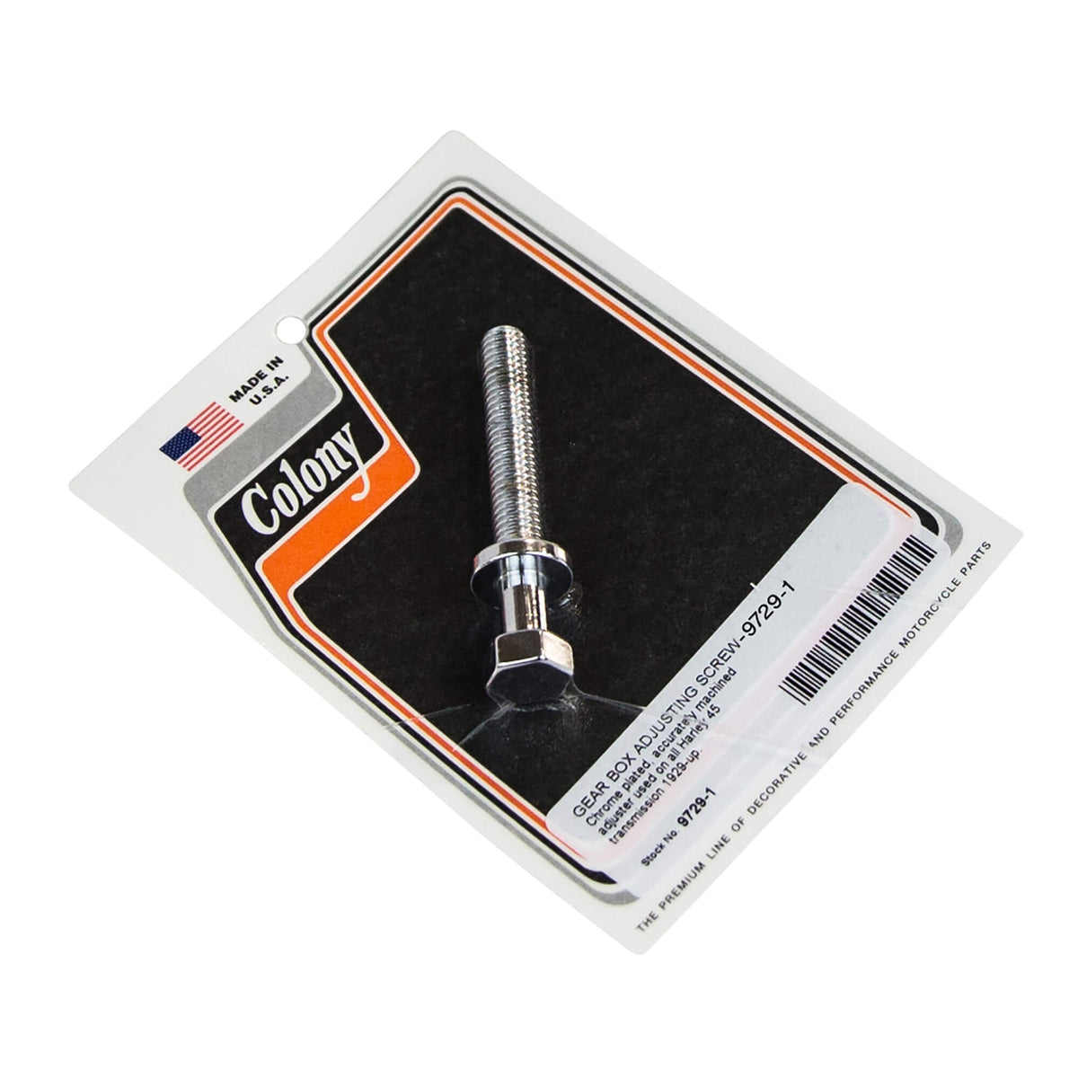 Colony Machine #9729-1 Gear Box Adjusting Screw 1929-Up Harley