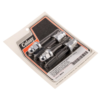 #9934-8 Transmission to Motor Mount Acorn Kit 1999-2006 Harley-Davidson Twin Cam Dyna FLT 2000-2006 Twin Cam 88 Softail - Chrome Plated