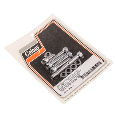 #9952-11 Transmission Shifter Cover Mounting Kit Allen 1998-2006 Harley-Davidson FLT/Softail - Chrome Plated