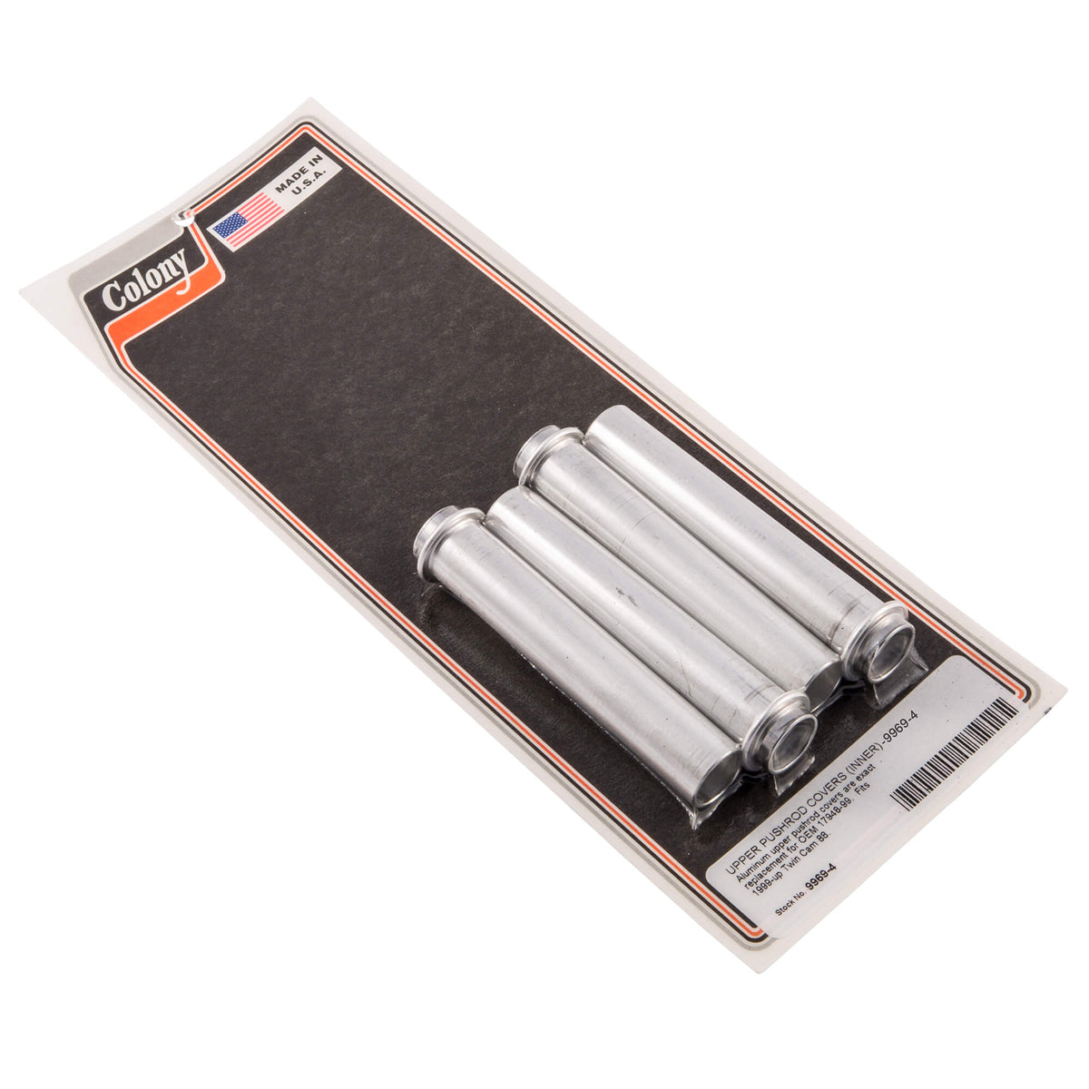 Colony Machine #9969-4 Upper Inner Pushrod Covers 1999-Up Harley
