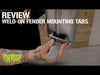 Weld-On Lower Fender Mount for Motorcycle Fenders and Universal Use