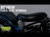 Solo Seat Springs - Barrel Style - 2 inch Black