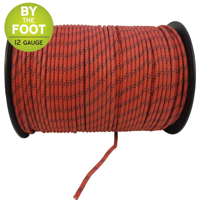 Cloth Covered Wire - 12 gauge - sold by the foot - Assorted Colors Available