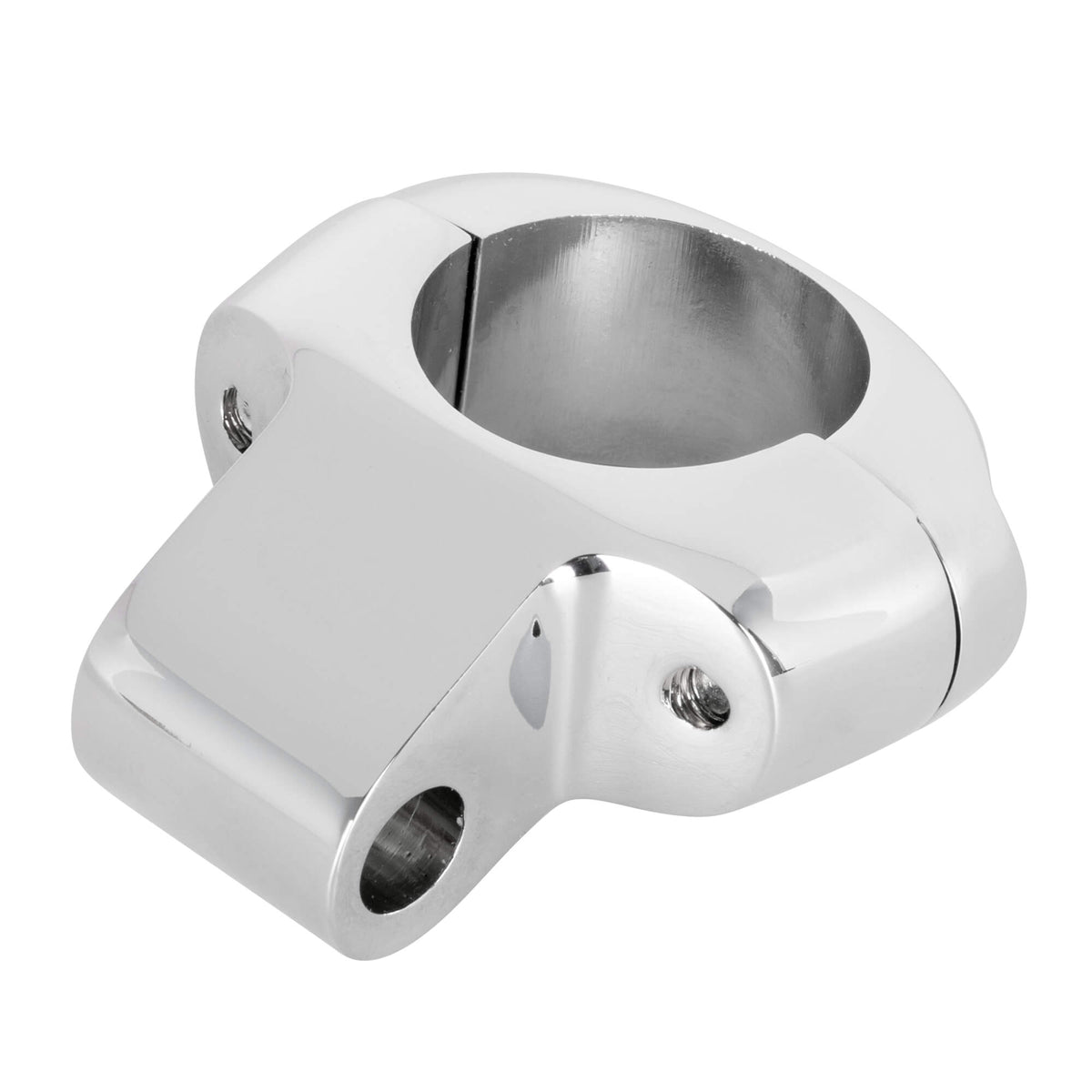 Cycle Standard Motorcycle Mirror Clamp Chrome for 1 inch Handlebars