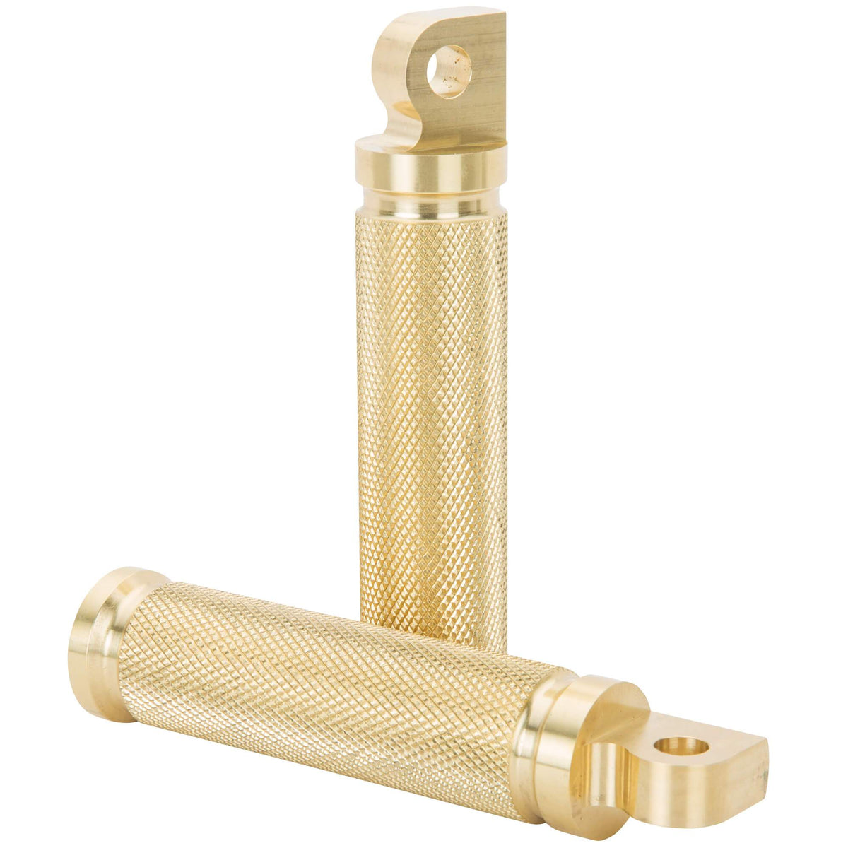 Lowbrow Customs Pursuit Foot Peg Set - Brass