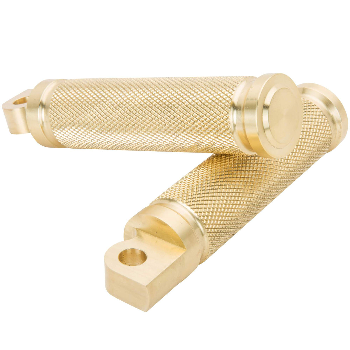 Lowbrow Customs Pursuit Foot Peg Set - Brass