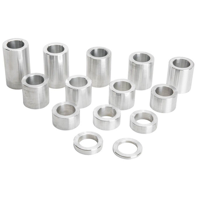 14 Piece Aluminum Wheel Axle Spacer Kit - 1.125 inch O.D. x 3/4 inch I.D.