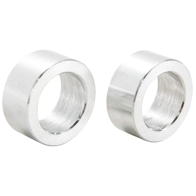 3/4 inch ID x 1/2 inch Long Aluminum Motorcycle Wheel Axle Spacers - Pair