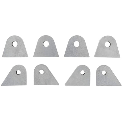 8 piece Tab Assortment - 1/4 inch Thick