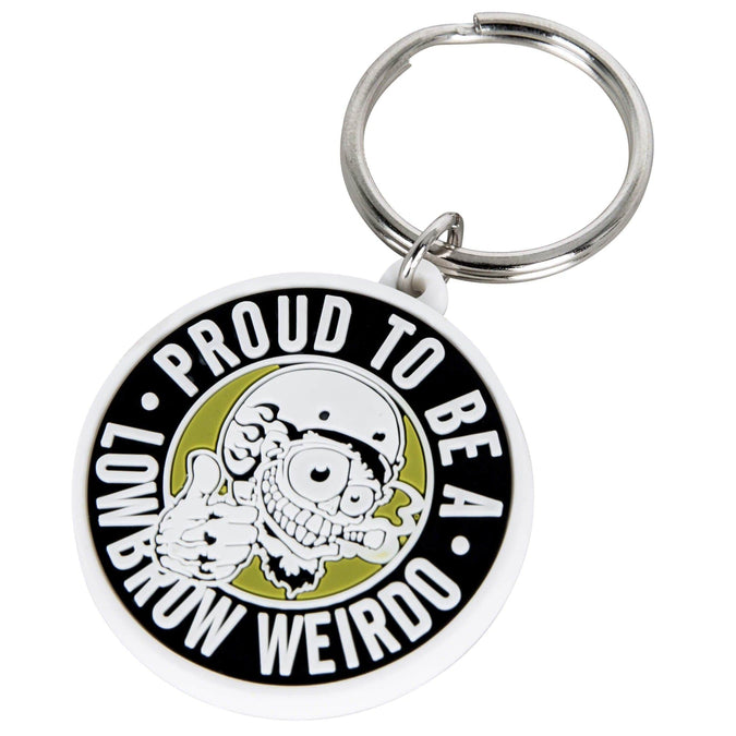 Proud To Be A Lowbrow Weirdo Keychain