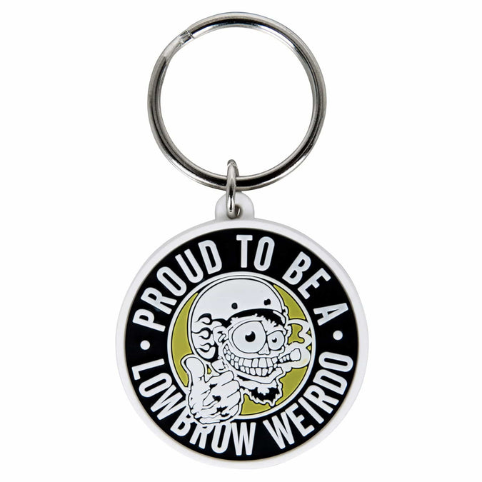 Proud To Be A Lowbrow Weirdo Keychain