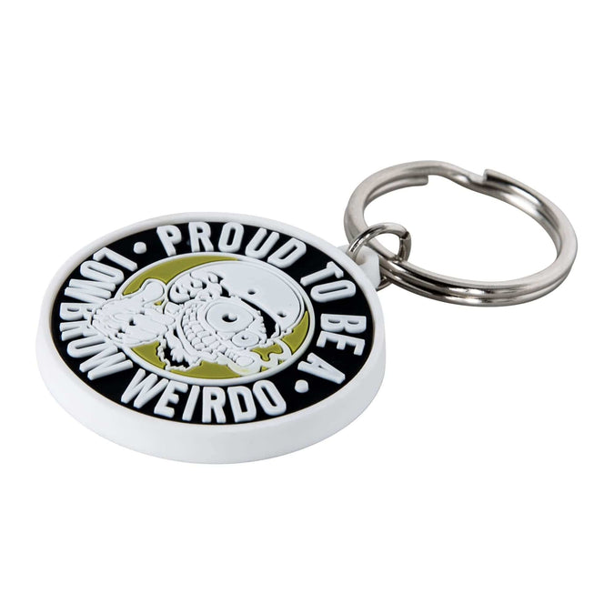 Proud To Be A Lowbrow Weirdo Keychain