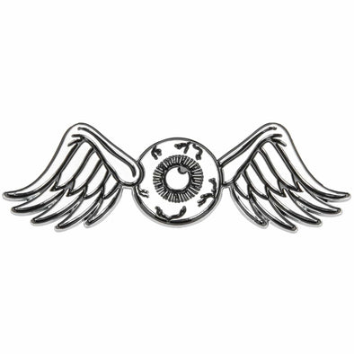 Flying Eyeball Chrome Stick-On 3D Emblem