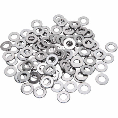 Colony #3/8-F-100 Chrome Plated Flatwashers 3/8 inch - Bag of 100