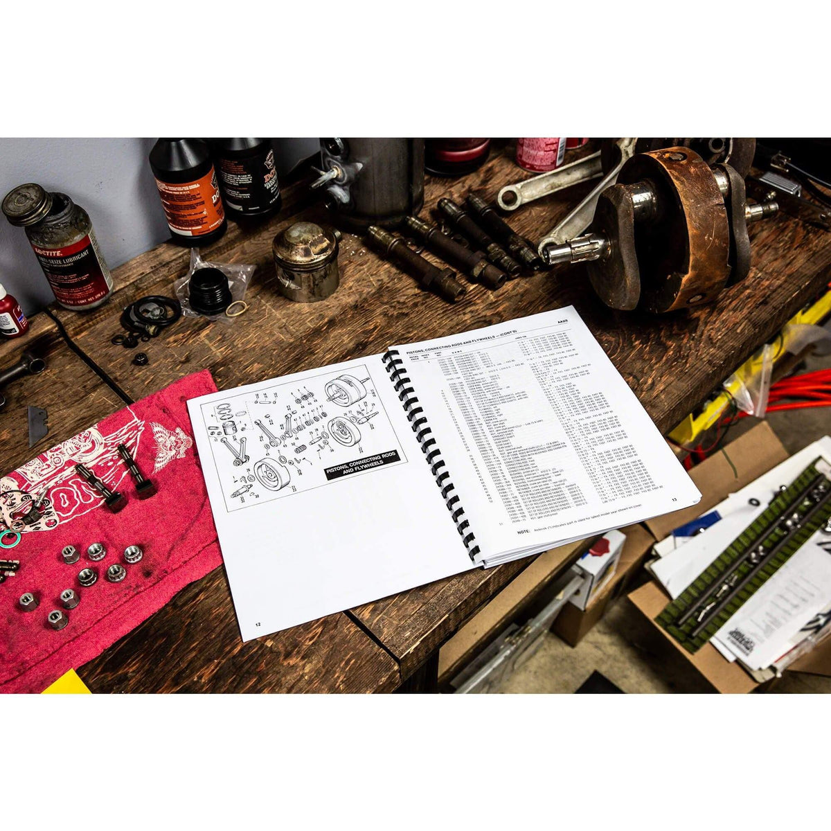 Lowbrow Customs Spare Parts Book for 1971-1980 Harley