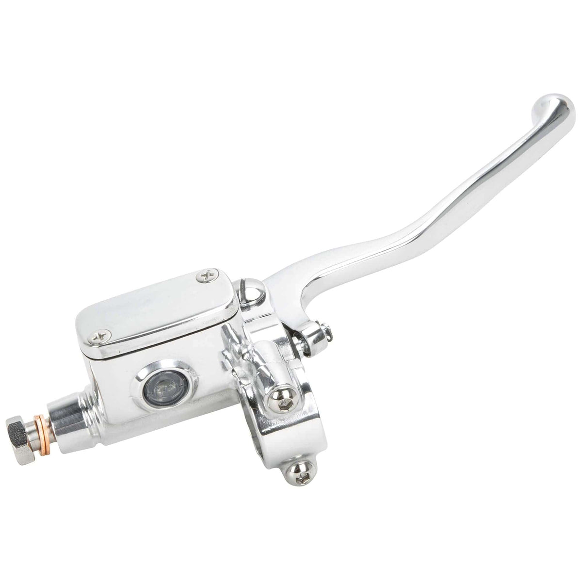 Kustom Tech Grimeca Master Cylinder - Polished Aluminum - 1 inch