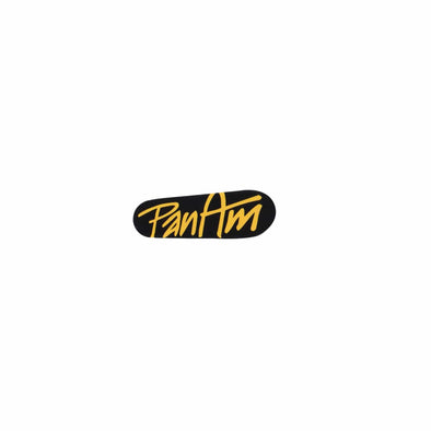 Logo Sticker - Black / Yellow - Small