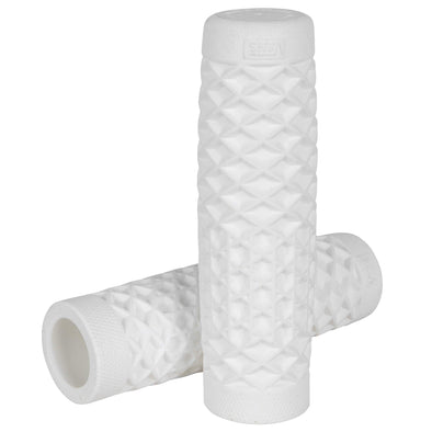 Vans/Cult V-Twin Motorcycle Grips by ODI - White - 1 inch