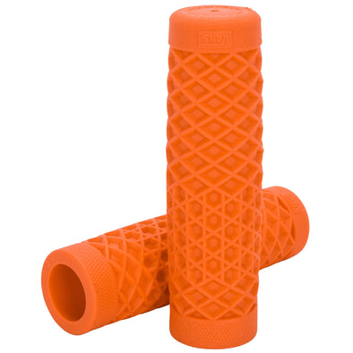 Vans/Cult V-Twin Motorcycle Grips by ODI - Classic Orange - 1 inch