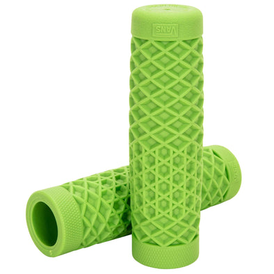 Vans/Cult V-Twin Motorcycle Grips by ODI - Green - 1 inch