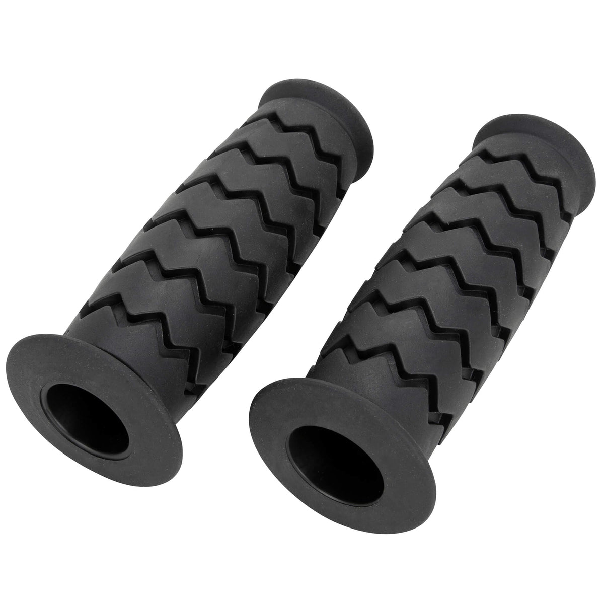 Set 7/8" Moto Guidon Poign&eacute;e Pour Cafe Racer Bobber Clubman Personnalis&eacute; Noir EB